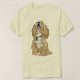 鍵ザミニチュアコッカースパニエル犬 Tシャツ
