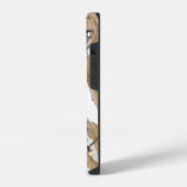 鍵ザミニチュアcockerスパニエル犬 iPhoneケース (左側面)