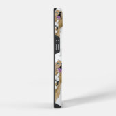 鍵ザミニチュアcockerスパニエル犬 iPhoneケース (右側面)