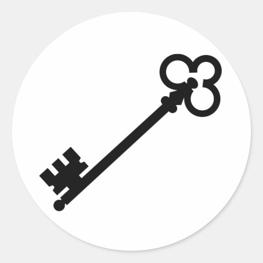 鍵シール ラウンドシール (正面)