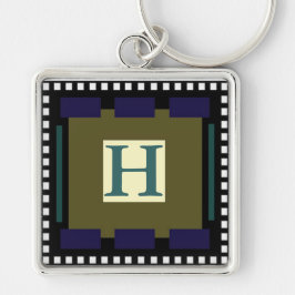 鍵スクエア キーホルダー