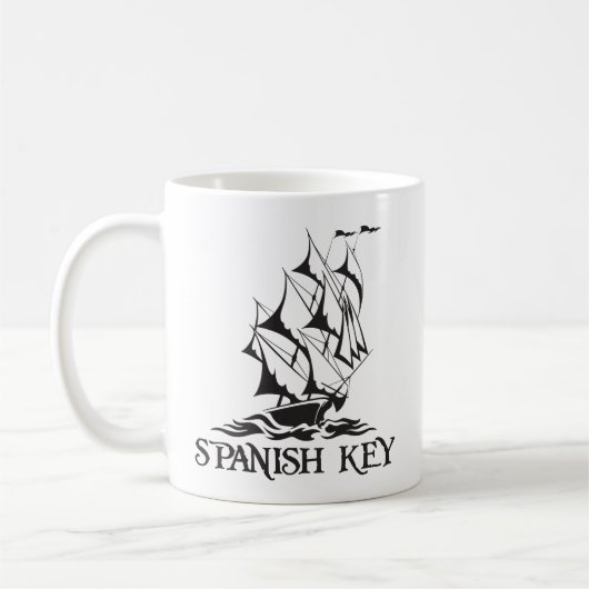 鍵スペインのコーヒーマグ コーヒーマグカップ (左)