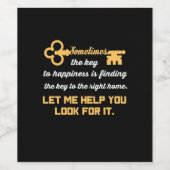 鍵トゥーユニューハウス ワインラベル (シングルラベル)