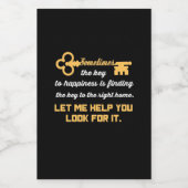 鍵トゥーユニューハウス ワインラベル (シングルラベル)