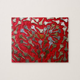 鍵パズル、ハートへの鍵 ジグソーパズル