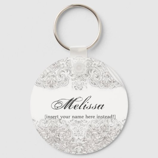 鍵パーソナライズされた鎖 キーホルダー (正面)