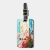 鍵ビスケイン、フロリダ鍵 ラゲッジタグ (正面縦)