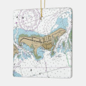 鍵ビスケインFloridaグ航海のラフ セラミックオーナメント (左)