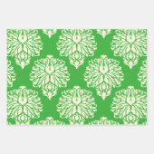 鍵ライムサザンコテージダマスク ラッピングペーパーシート (正面3)