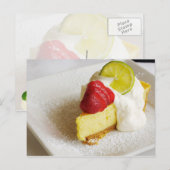 鍵ライムパイとイチゴ ポストカード (正面/裏面)