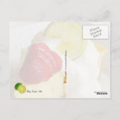 鍵ライムパイとイチゴ ポストカード (裏面)