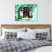 鍵ライムパイウィンドウ鍵ウエストフロリダカ包まれたンヴァ キャンバスプリント (インサイチュ (寝室))