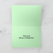 鍵ライムパイサワーレモンタートデザートスライスグラハム サンキューカード (内部)