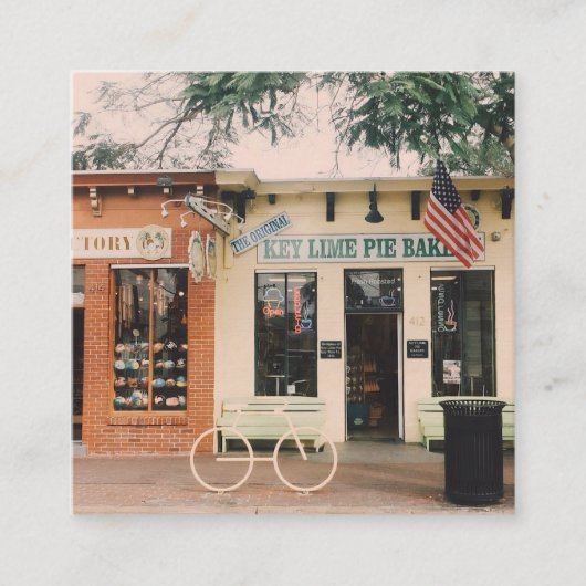 鍵ライムパイベーカリー-鍵西 – フロリダ スクエア名刺 (正面)