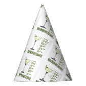 鍵ライムパイマルティーニカクテルレシピアート パーティーハット (正面)