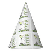 鍵ライムパイマルティーニカクテルレシピアート パーティーハット (左)