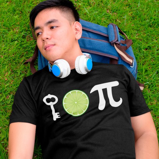 鍵ライムパイ算数おもしろいギークジョーク Tシャツ