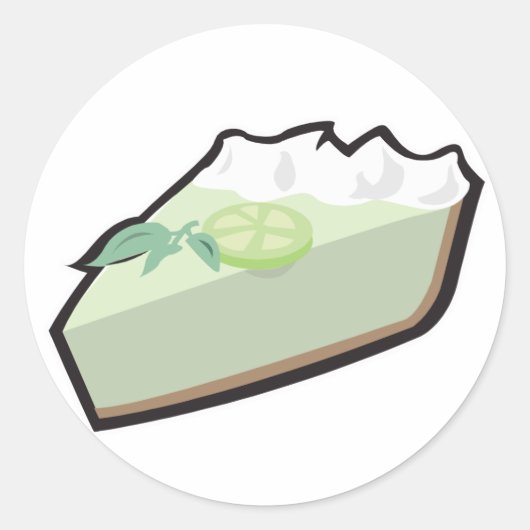 鍵ライムパイ ラウンドシール (正面)