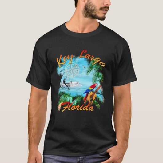 鍵ラルゴアイランドミュージック Tシャツ (正面)