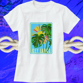 鍵ラルゴフロリダサンシャイントロピカルバケーション Tシャツ