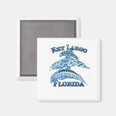 鍵ラルゴフロリダバケーショントライバルドルフィンズ マグネット (正面/裏面)