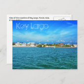 鍵ラルゴ，フロリダ州，アメリカ ポストカード (正面/裏面)