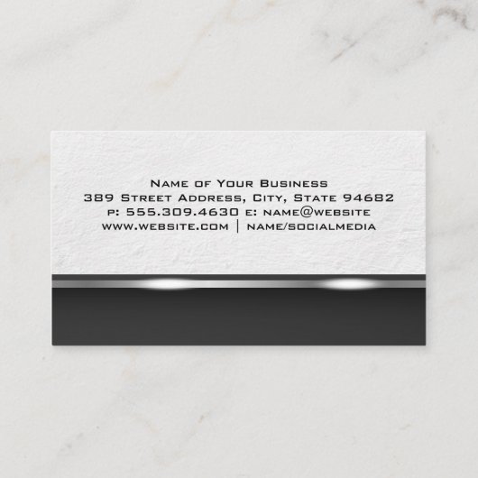 鍵ロゴ |実在財産 名刺 (裏面)