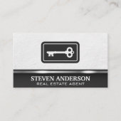 鍵ロゴ |実在財産 名刺 (正面)