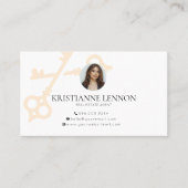 鍵ロモダンゴ実在の不動産またはレンタル代理店 名刺 (正面)