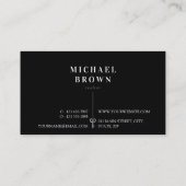 鍵不動産仲介業者実在エテート 名刺 (裏面)