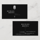 鍵不動産仲介業者実在エテート 名刺 (正面/裏面)