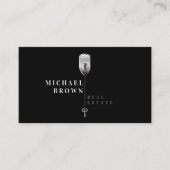 鍵不動産仲介業者実在エテート 名刺 (正面)