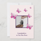 鍵写真おめでとうございます 招待状 (正面)