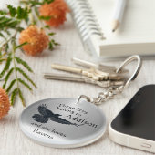 鍵名前をカスタムするラヴェンスキーチェーン キーホルダー (正面右)