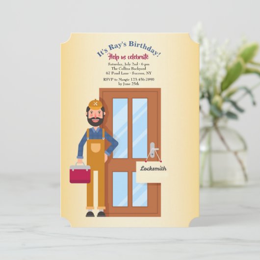 鍵屋の招待状 招待状 (スタンド正面)