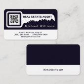 鍵形状：都市スカイラインネービー 名刺 (正面/裏面)