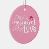 鍵成分はラブバレンタイン |オーナメント セラミックオーナメント (右)