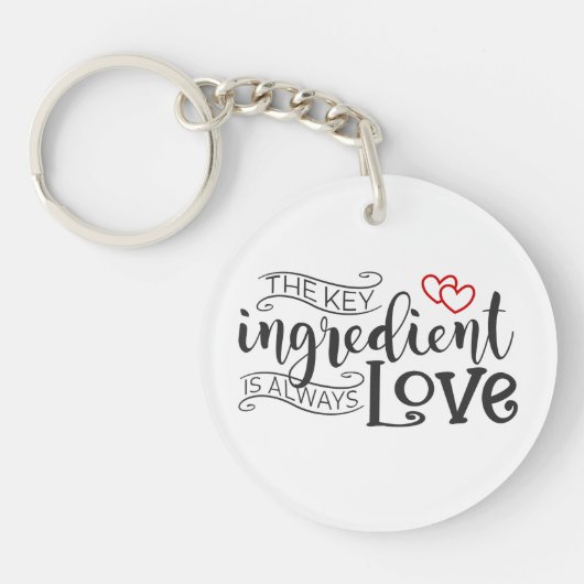 鍵成分はラブバレンタイン | キーホルダー (正面)