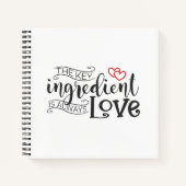 鍵成分はラブバレンタイン | ノートブック (正面)