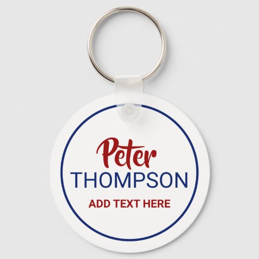 鍵所有者名 キーホルダー (正面)