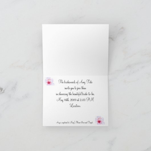 鍵桜の花が咲く800、人生は庭で… カード (内部)