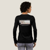 鍵穴ばか女性長袖シャツ トライブレンドTシャツ (背面全体)