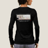 鍵穴ばか女性長袖シャツ トライブレンドTシャツ (背面)