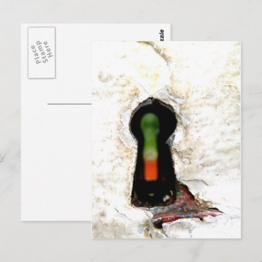 鍵穴を通って ポストカード (正面/裏面)