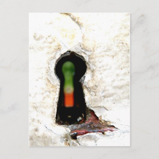 鍵穴を通って ポストカード (正面)