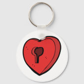 鍵穴ハート キーホルダー (裏面)