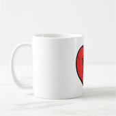 鍵穴ハート コーヒーマグカップ (左)