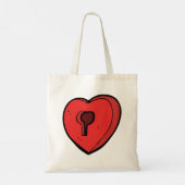 鍵穴ハート トートバッグ (裏面)