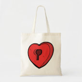 鍵穴ハート トートバッグ (正面)