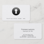 鍵穴ボタン 名刺 (正面/裏面)